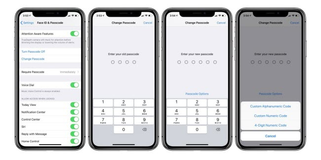 bypass iphone passcode-change screen passcode