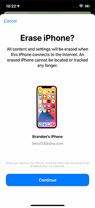 how to unlock iphone passcode-find my app