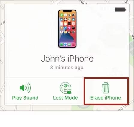 Erase iPhone to Fix iPhone 15 Unavailable Error