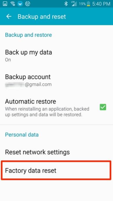 bypass google account verification – factory data reset