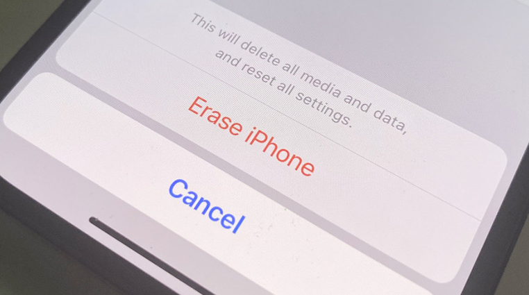 how to factory reset iphone without password