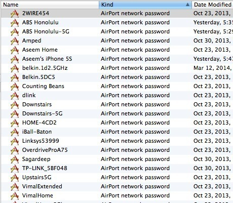 airport network password