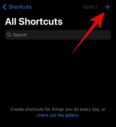 Shortcuts app