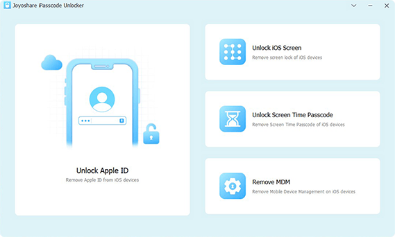 Joyoshare iPasscode Unlocker mdm 제거 도구
