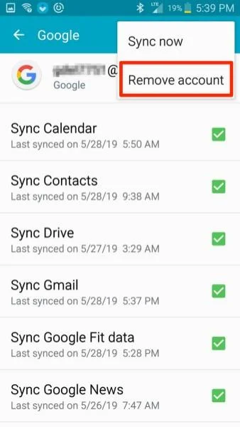 bypass google lock – remove account