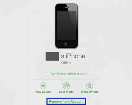remove from Account to delete the Apple ID