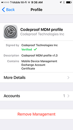 remove management