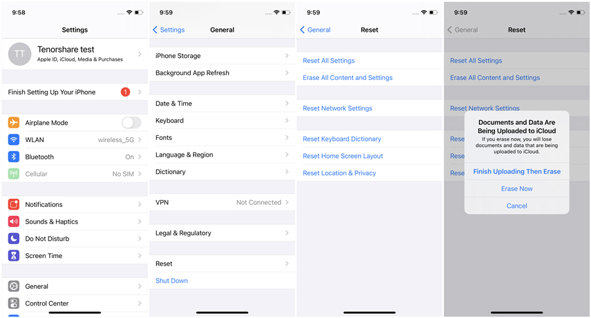 how to factory reset iphone 13 pro when locked