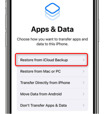 preparing to transfer iPhone - apps & data