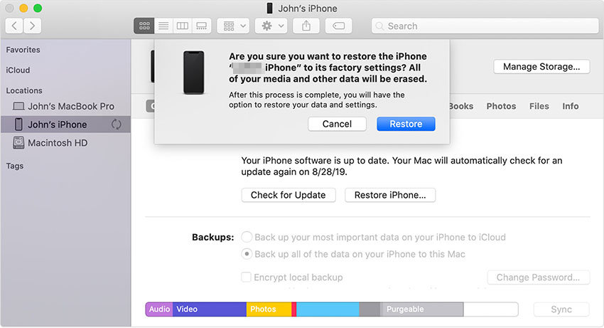 Sbloccare un iPhone Bloccato