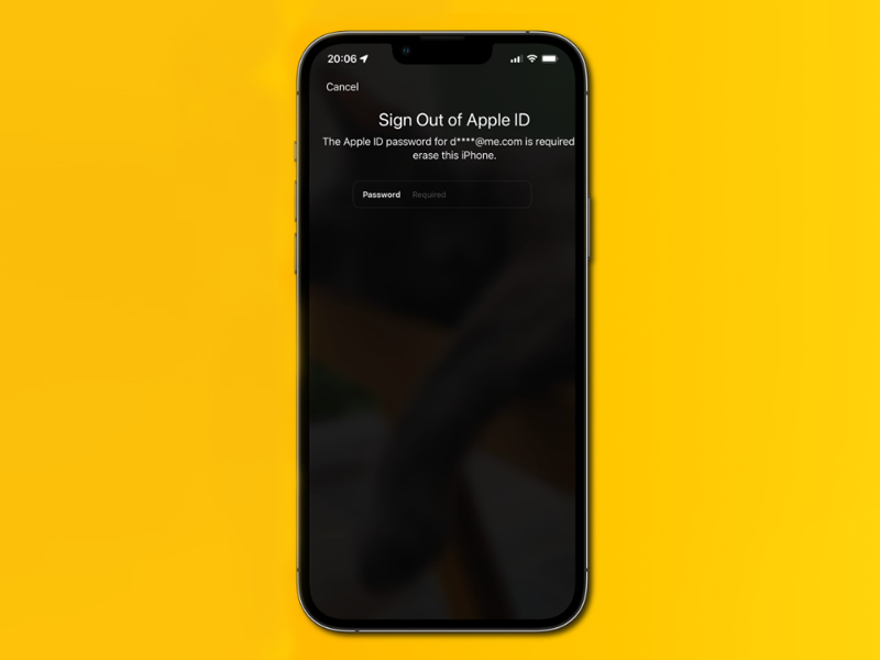cerrar sesión en el ID de Apple