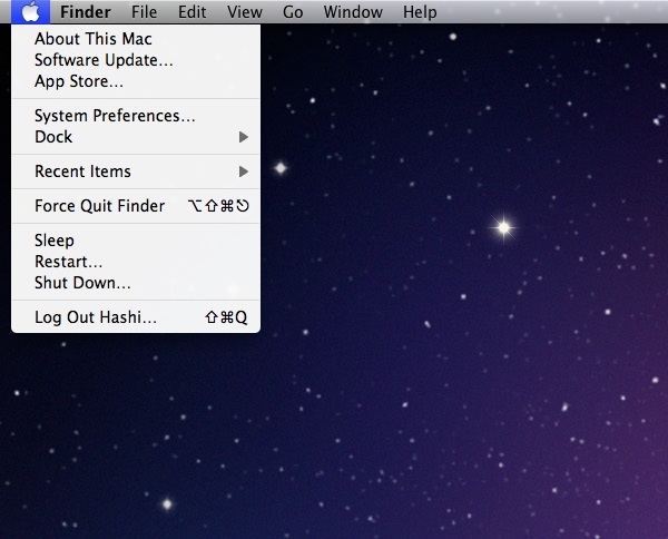 System Preference on Mac
