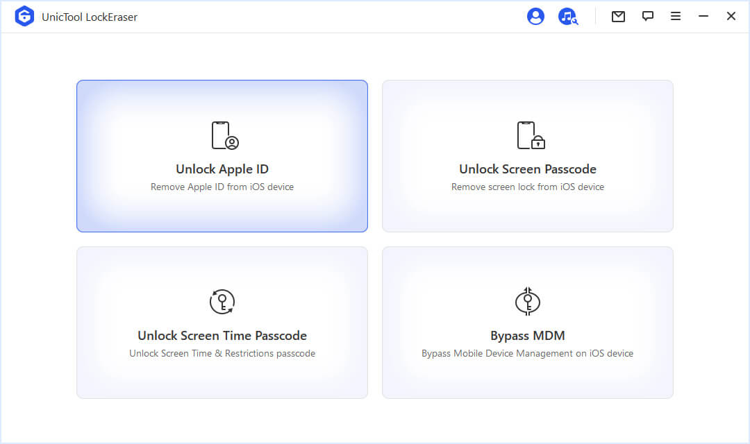 UnicTool LockEraser mdm 제거 도구