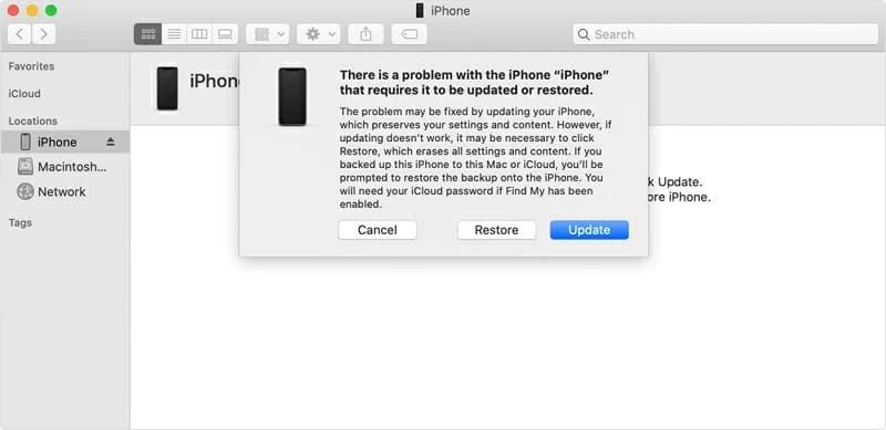 Desbloquear iPhone 15 sin contraseña o Face ID a través de iTunes
