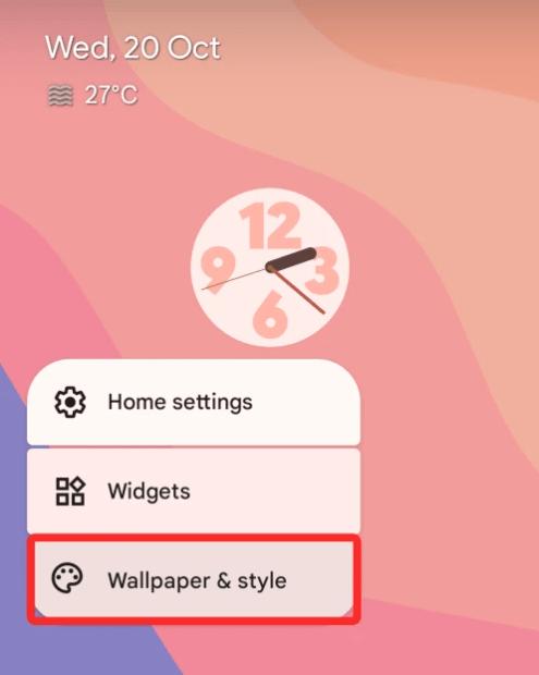 Change the Wallpaper