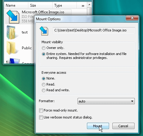extract iso pfmap