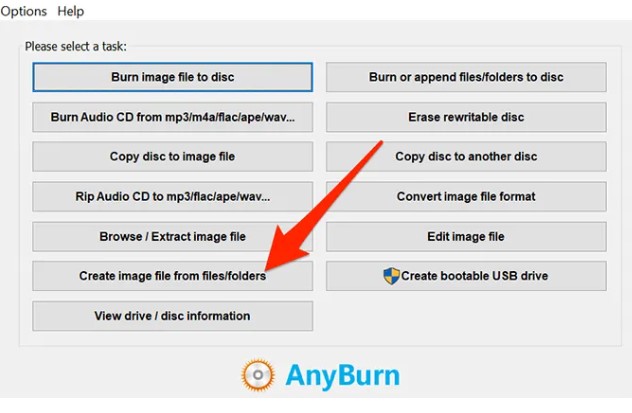 create image files from files or folder