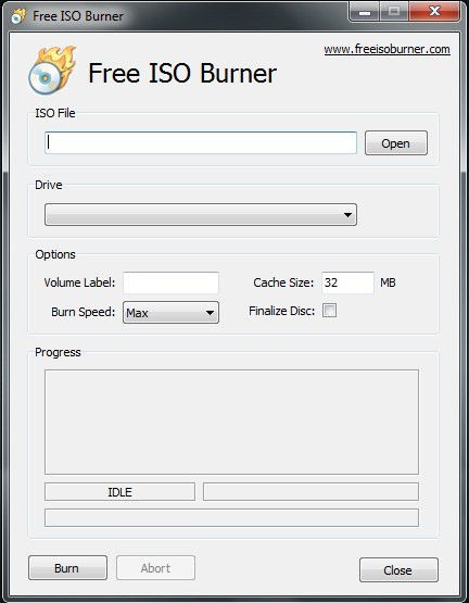 free iso burner