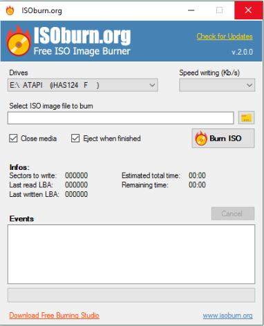 isoburn software