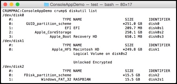 mac write ISO to USB
