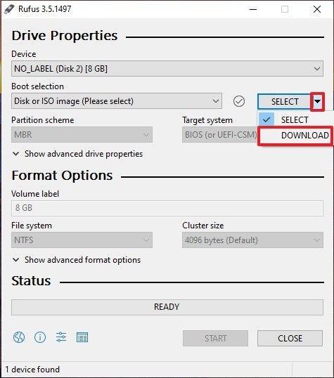 rufus iso to usb