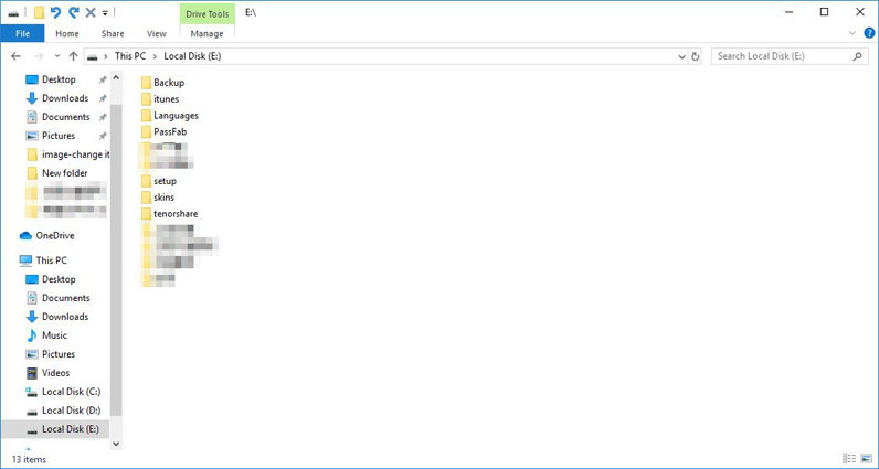 move backup folder to your new destination