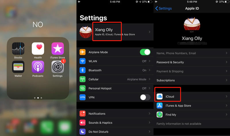 apple account icloud