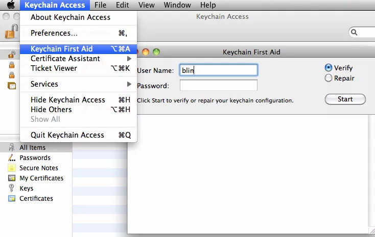open keychain first aid
