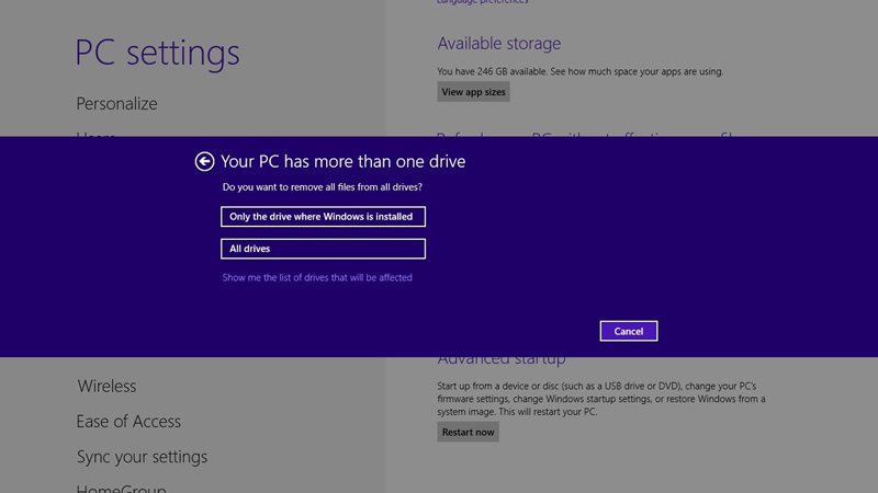 factory reset asus windows 8 laptop 6