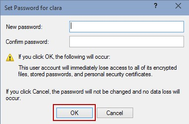 Set password