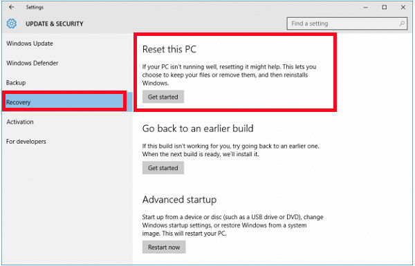 factory reset dell laptop without password on windows 10 8 8.1
