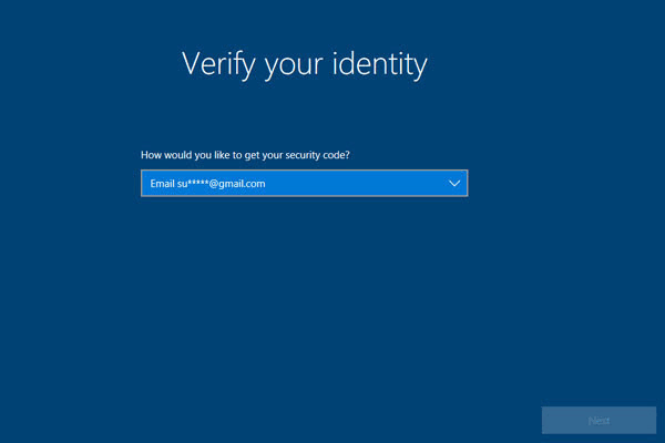 alternate email win 10