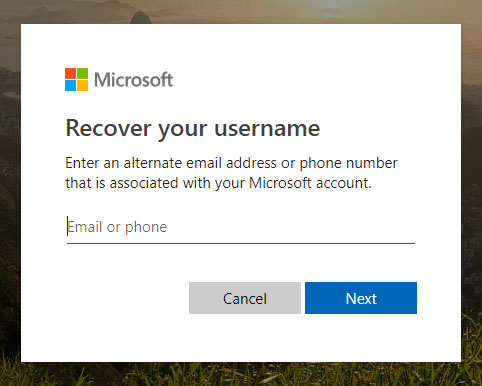 Account microsoft Sign in