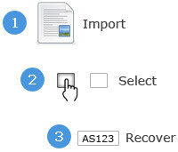 import select recover