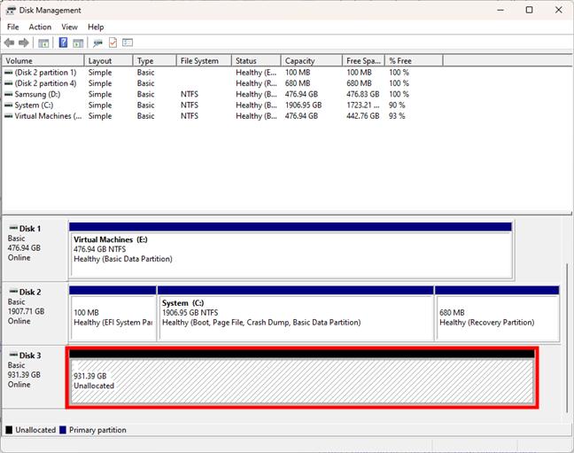 Rimuovere la partizione Windows 10/11 con la Gestione Disco