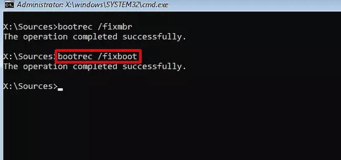 disk read error occurred restore mbr