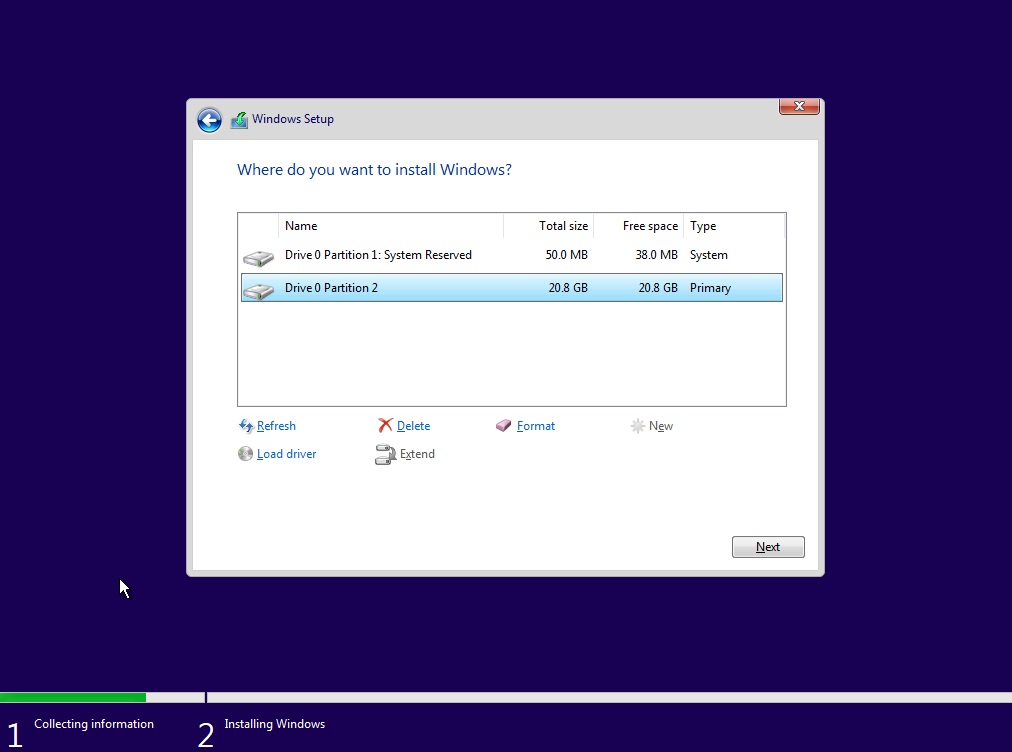 Installazione pulita di Windows su SSD
