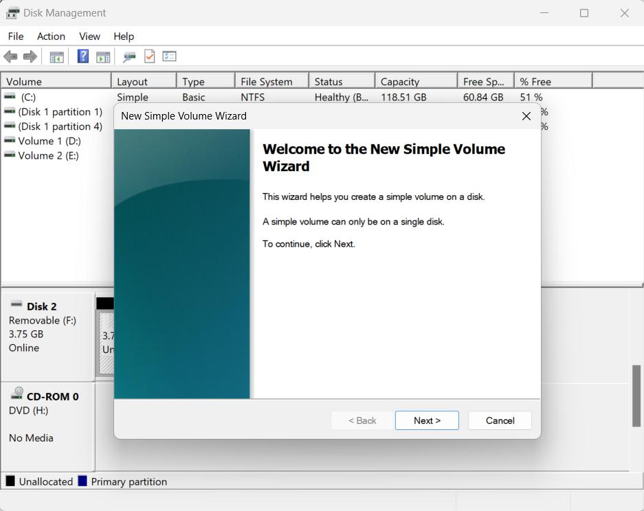 Utilizzare Gestione disco per creare partizioni