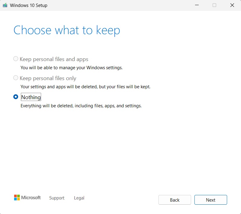 Installazione pulita di Windows 10/11 tramite ISO