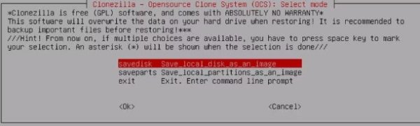 Clonezilla is an open-source disk cloning software