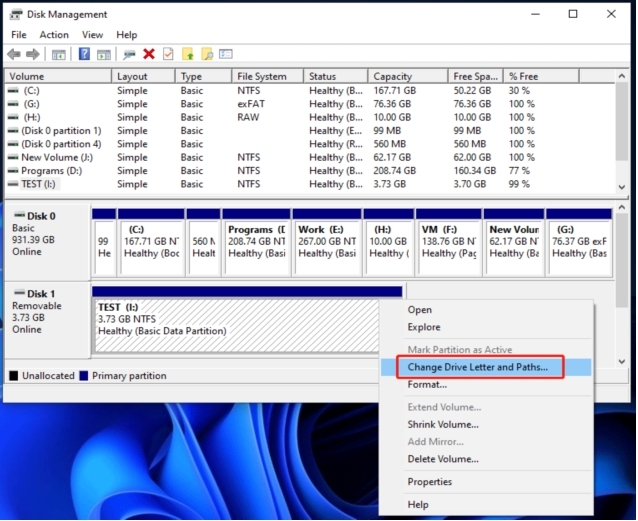 Come nascondere la lettera di unità in Windows 10