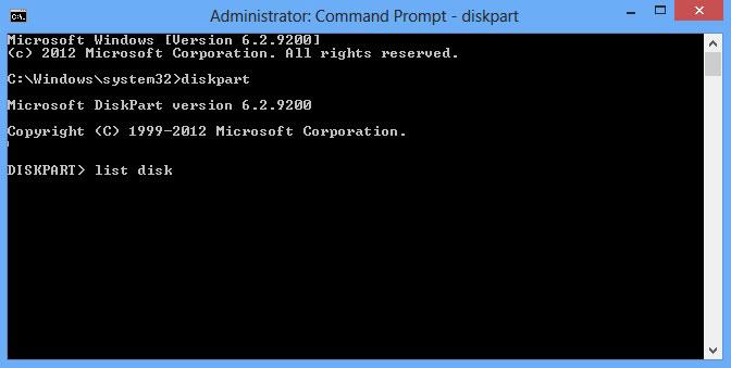 Format a hard drive with DiskPart