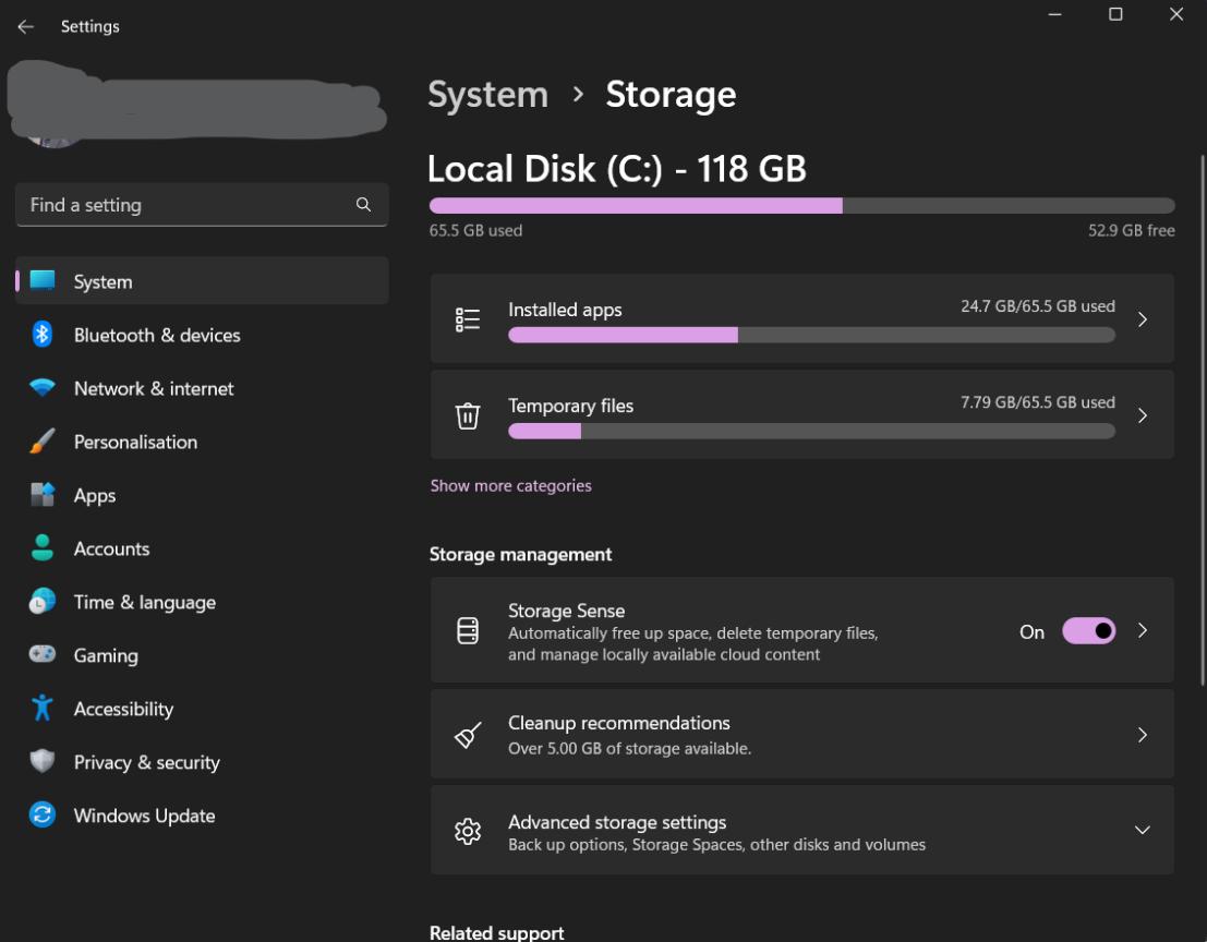 Come formattare SSD Windows 11 con le impostazioni di archiviazione