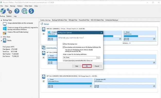 How to use Macrium Reflect