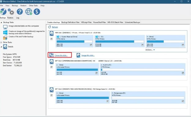 How to use Macrium Reflect