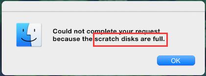 scratch disk full photoshop