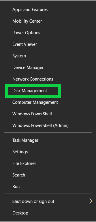 Formatear una Tarjeta SD en Windows a través de la Administración de Discos