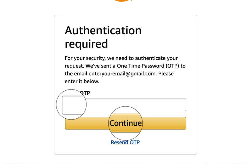 how to login amazon with otp how to login amazon with otp