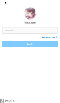 click forgot password