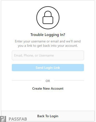 click send login link